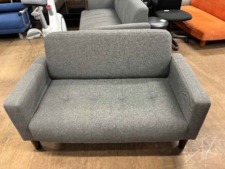 【美品】グレーの2人掛けソファー（商品番号：14702）