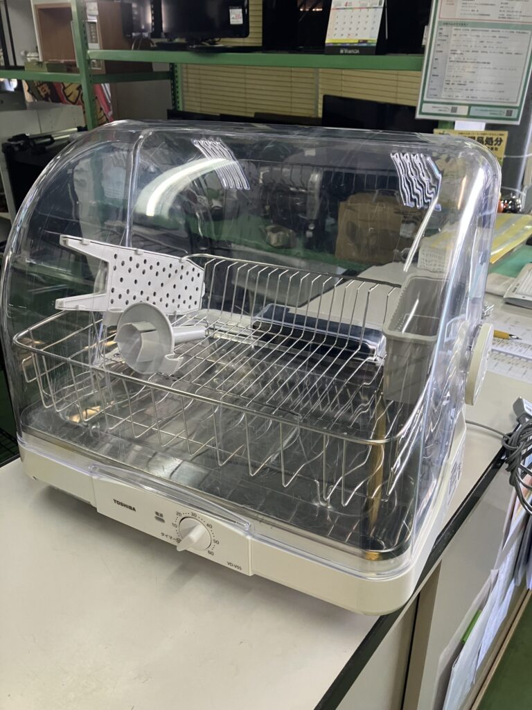 No.15955　食器乾燥機（食器6人分）　5,500円※カバーひび割れあり
